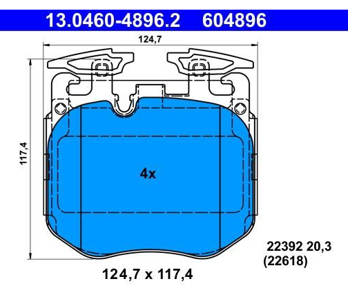 Bmw Ön Balata M Sport G20 G30 G11 34116889585