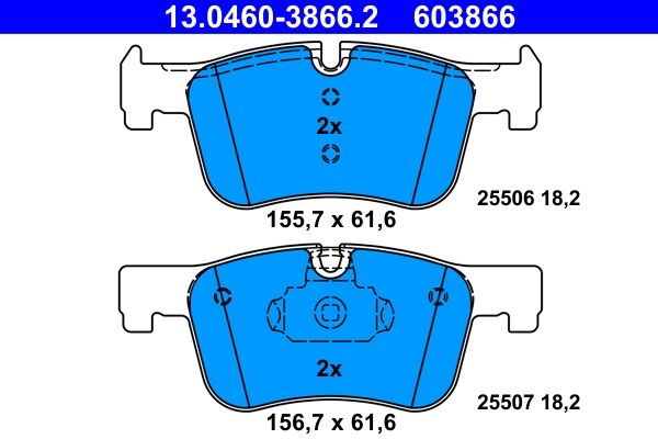 Bmw Fren Balatası Ön Küçük F20-F30 34116850568