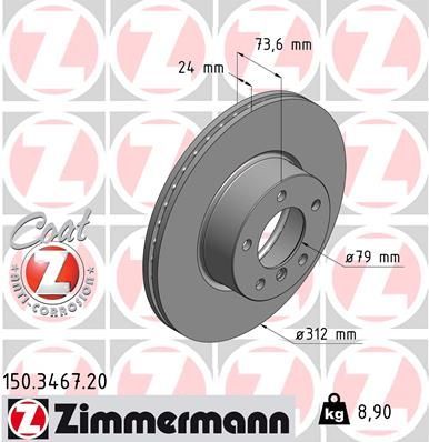 Bmw Fren Disk Ön E90-F30-X1 E84 34118848417