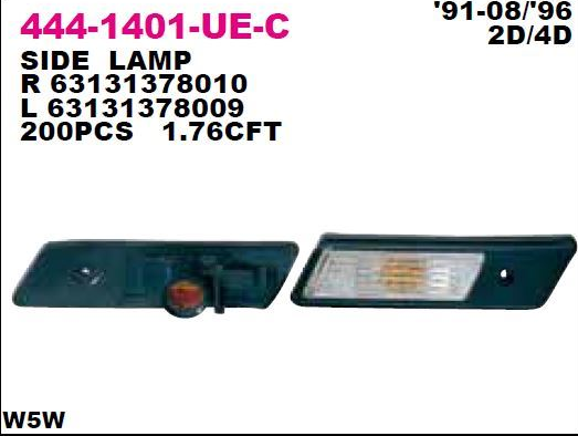 Bmw Çamurluk Sinyali Sol E34-E36 82199404391