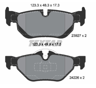 Bmw Fren Balatası Arka E90-F30 34216774692