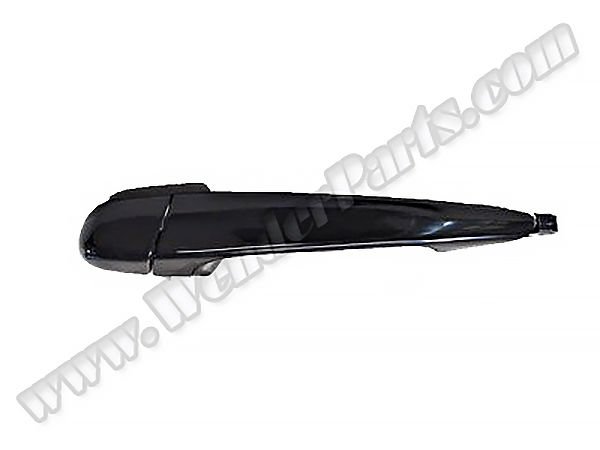 Bmw Kapı Kolu E46 Ön/Arka Dış Sağ Deliksiz (Düz) Siyah 1998-00 51218241378
