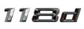 Bmw Yazı 118D  E81-E87-F20 51147135549