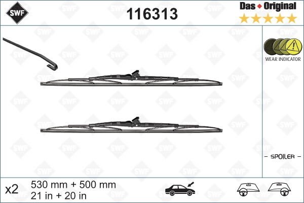 Bmw Silecek Süpürge Set E36 61619069197