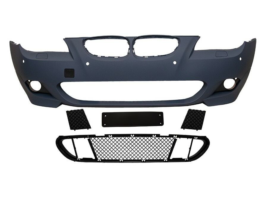 Bmw Ön Tampon Komple (18mm Park Sensör Delikli-Far Yıkamalı) M Tech E60-E60 Lci 51117897208S2