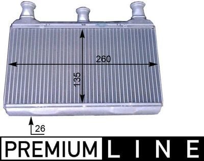 Bmw Kalorifer Radyatörü E60-61-63-65 M47-54-N52 2003-2010 64116933922