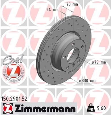 Bmw Fren Disk Ön F30 F36 F80 (Spor Delikli) 34116792221