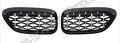 Bmw Panjur Elmas (Diamond) Desen Dış Siyah-İç Krom Set G30 51137390866