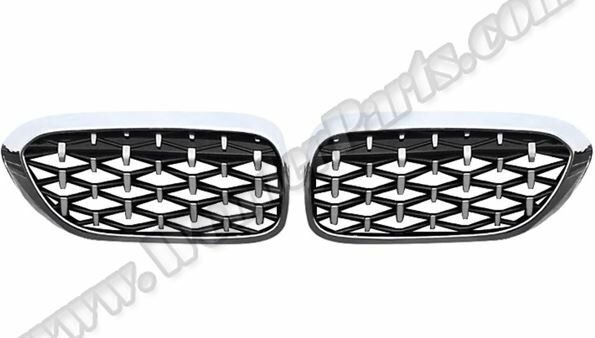 Bmw Panjur Elmas (Diamond) Desen Krom-Krom Set G30 51137390866
